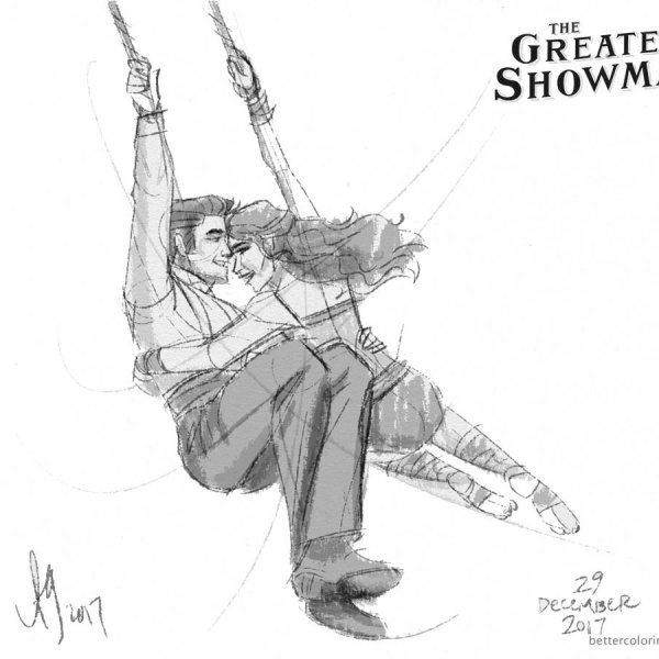 The Greatest Showman Coloring Pages Coloring Pages - Free Printable