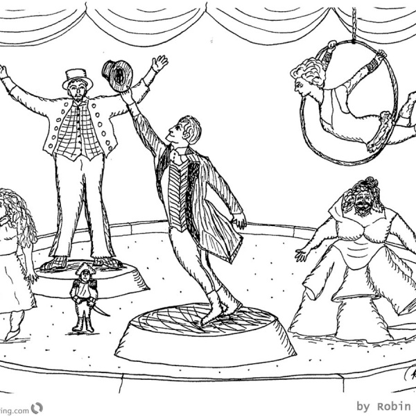 The Greatest Showman Coloring Pages Awesome Fan Art by drewgrahamart