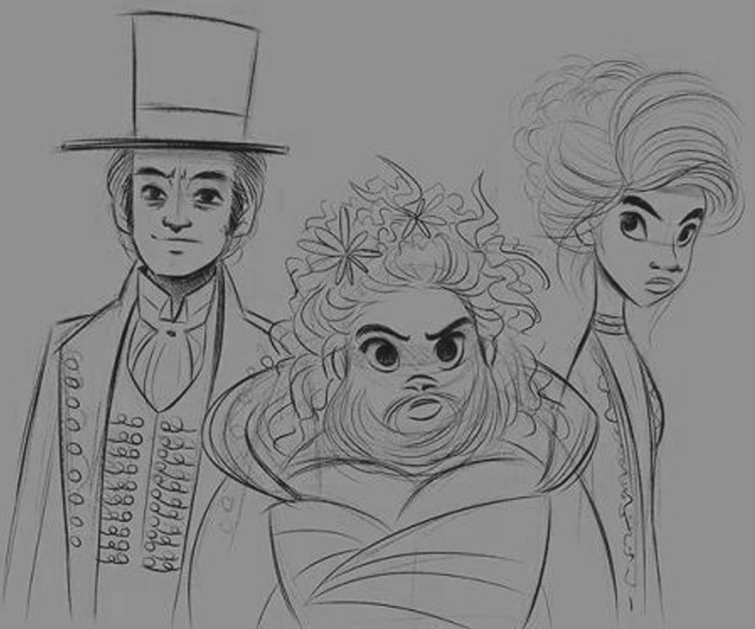 The Greatest Showman Coloring Pages Lettie Phillip and Anne - Free