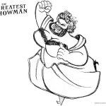 The Greatest Showman Coloring Pages Lettie by Christine Domínguez Art