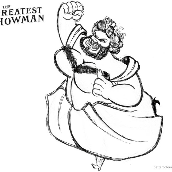 The Greatest Showman Coloring Pages Coloring Pages - Free Printable ...
