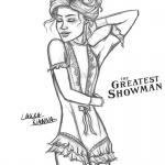 The Greatest Showman zendaya Coloring Pages Anne Fan Sketch