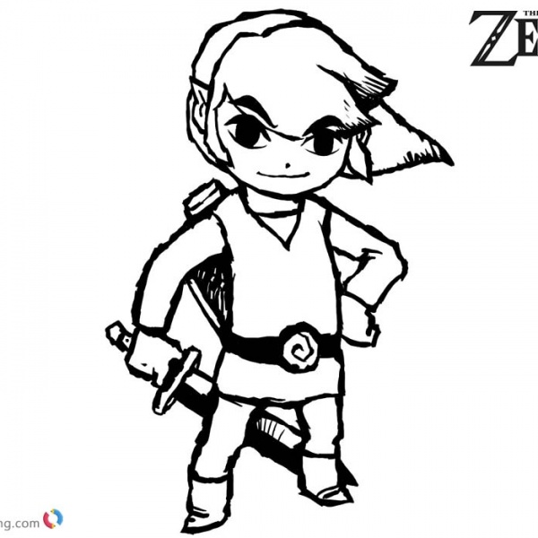 The Legend of Zelda Coloring Pages - Free Printable Coloring Pages