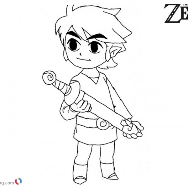 The Legend of Zelda Coloring Pages - Free Printable Coloring Pages