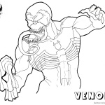 Venom Coloring Pages Fabulous Lineart by jester_in_crisis