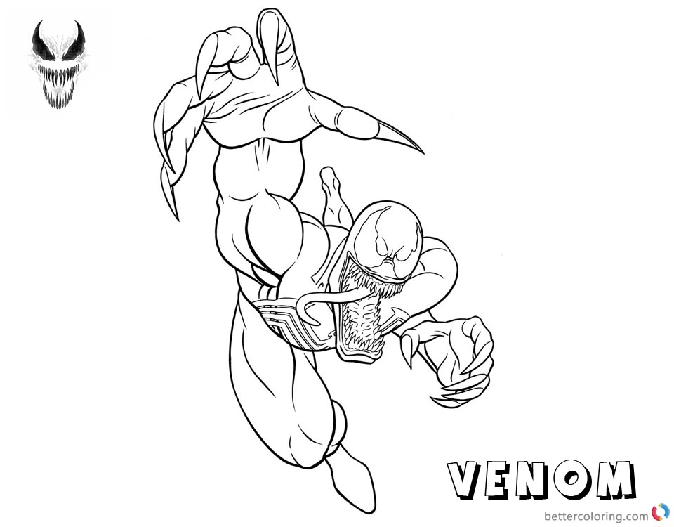 Venom Coloring Pages Great Drawing by sky_boy - Free ...