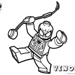 Venom Coloring Pages Lego Spiderman