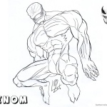 Venom Coloring Pages Lineart Picture by araeld