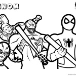 Venom Coloring Pages Marvel Heroes