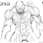 Venom Coloring Pages Sketch Picture by archonyto