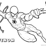 Venom Coloring Pages Spiderman Coming