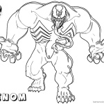 Venom Coloring Pages Strong Venom Fanart