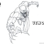 Venom Coloring Pages Venom is Coming