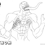 Venom Coloring Pages We are Venom Lineart