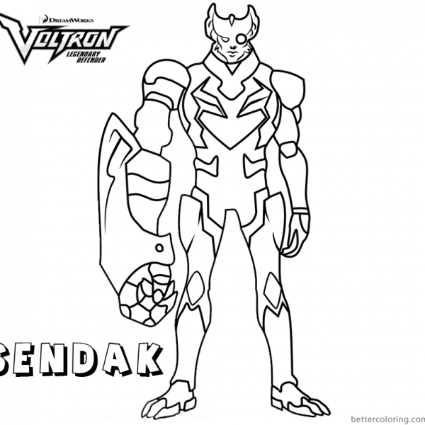 Voltron Coloring Pages Red Lion - Free Printable Coloring Pages