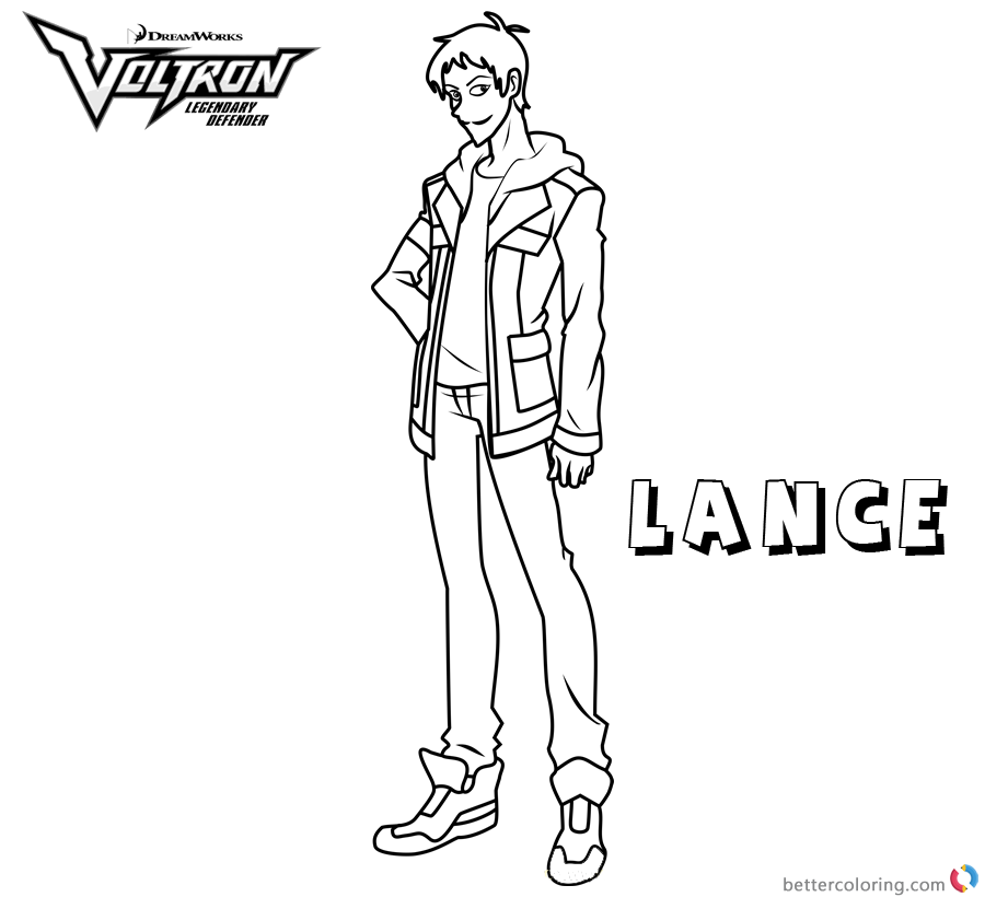 Coloring Pages Voltron Color Draw Colouring Sheets Cartoon Defender ...