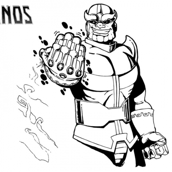 Thanos Coloring Pages - Free Printable Coloring Pages