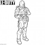 Call of Duty Coloring Pages Fan Line Art