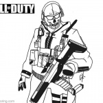 Call of Duty Coloring Pages Ghost