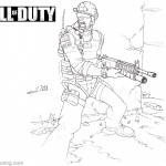 Call of Duty Coloring Pages Hand Drawing