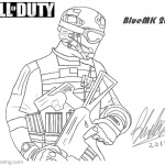 Call of Duty Coloring Pages MW3 Frost by bluemk