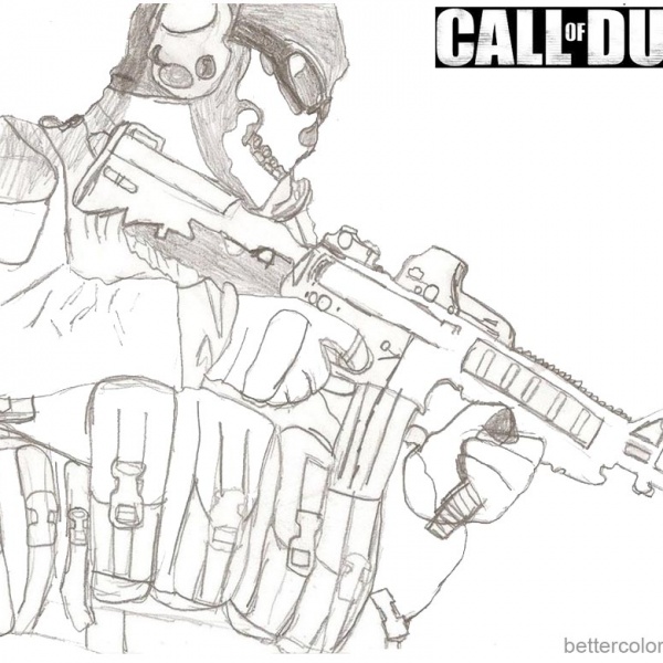 Call Of Duty Coloring Pages Ghost By Kopale Free Printable Coloring Pages