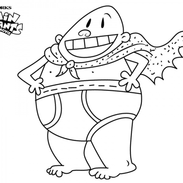 Captain Underpants Coloring Pages - Free Printable Coloring Pages