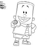 Captain Underpants Coloring Pages Characters George