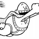 Captain Underpants Coloring Pages Clip Art