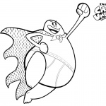 Captain Underpants Coloring Pages Fan Art by cruxia