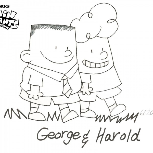 Captain Underpants Sheets Printable Coloring Pages