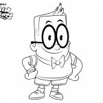 Captain Underpants Coloring Pages Melvin