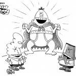 Captain Underpants Coloring Pages Nice Krupp Captain Blunderpants