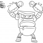 Captain Underpants Coloring Pages Turbo Toilet 2000