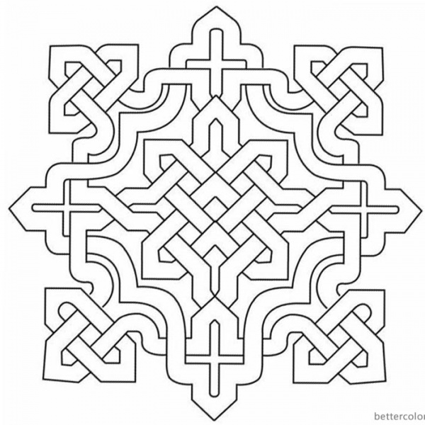 Celtic Knot Coloring Pages - Free Printable Coloring Pages