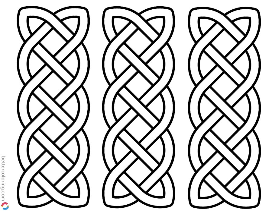 Download Celtic Knot Coloring Pages Three in One - Free Printable ...