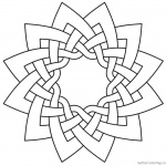 Celtic Knot Coloring Pages Work Dodeca