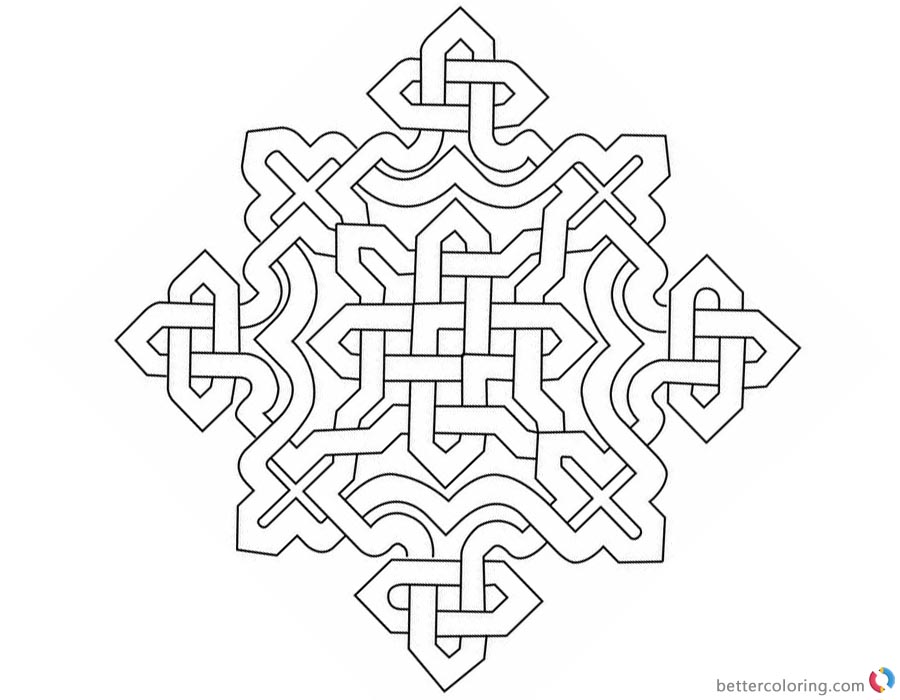 Trinity Celtic Knot Coloring Pages