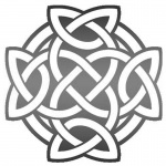 Celtic Knot Coloring Round Tattoo