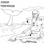 Coloring Pages of Jonah And The Whale Lineart