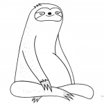 Coloring Pages of Sloth