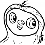 Cute Cartoon Sloth Coloring Pages