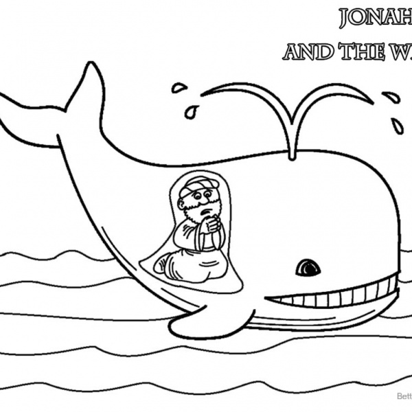 Jonah And The Whale Coloring Pages