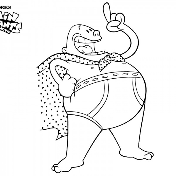 Captain Underpants Coloring Pages - Free Printable Coloring Pages