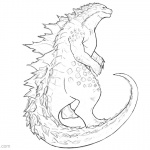 Godzilla Coloring Pages Fanart