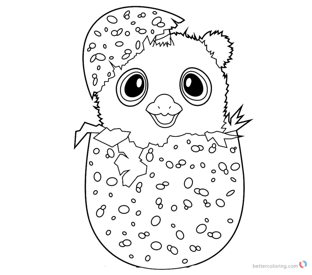 Hatchimals Colleggtibles Coloring Pages printable for free