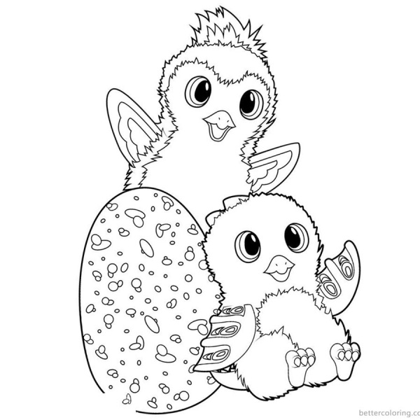 Elefly from Hatchimals Coloring Pages - Free Printable Coloring Pages