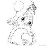 Hatchimals Coloring Pages Happy Christmas