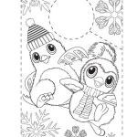 Hatchy Hatchimals Coloring Pages Happy Winter