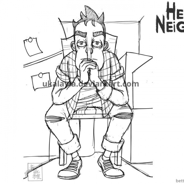 Hello Neighbor Coloring Pages - Free Printable Coloring Pages